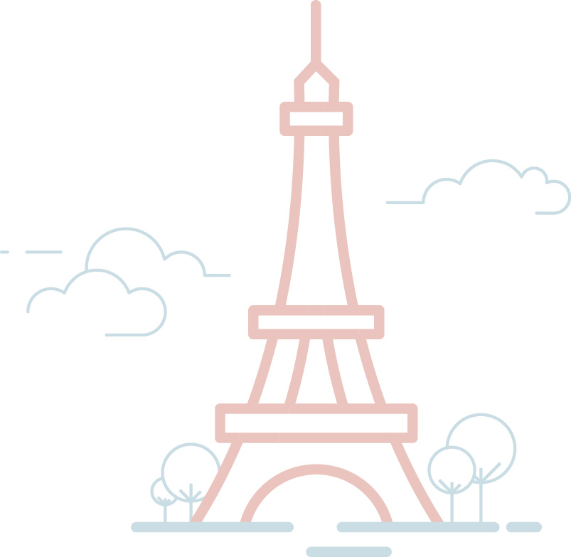 Dibujo de la Torre Eifel